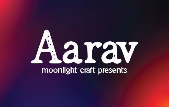 Aarav: A Handwritten Font for Strategic Creativity and Branding