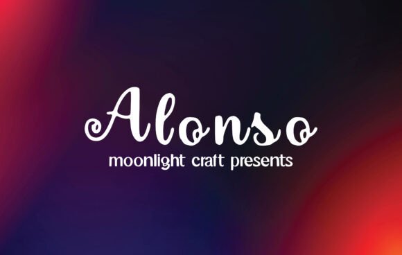 Alonso: A Handwritten Font for Creative Expression