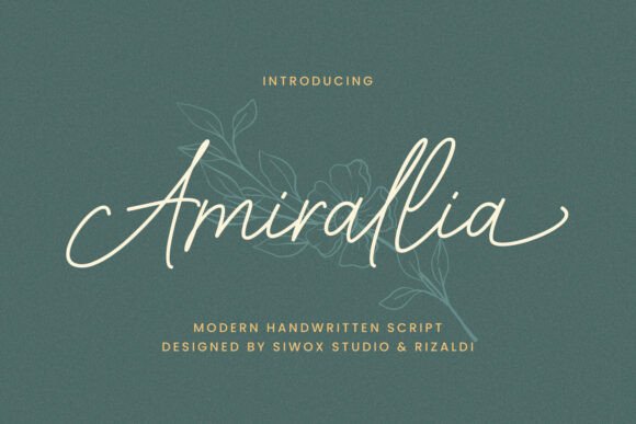 Amirallia: A Script Font with Personality
