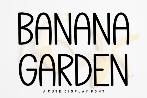 Banana Garden: A Bold and Playful Handwritten Font for Energetic Design