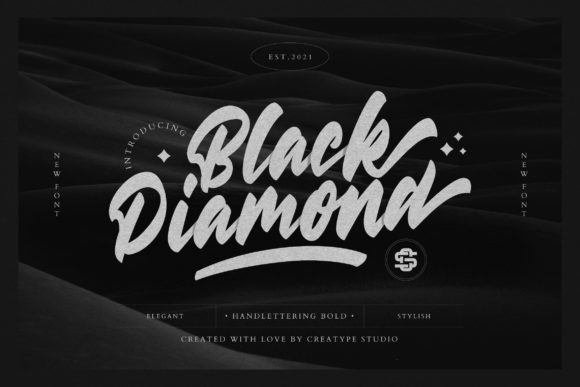 Black Diamond: A Versatile Handwritten Font for Branding and Design