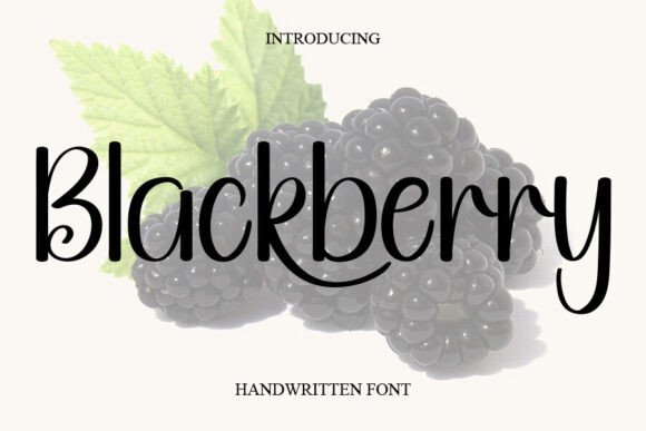 Blackberry Font: Timeless Elegance for Modern Design