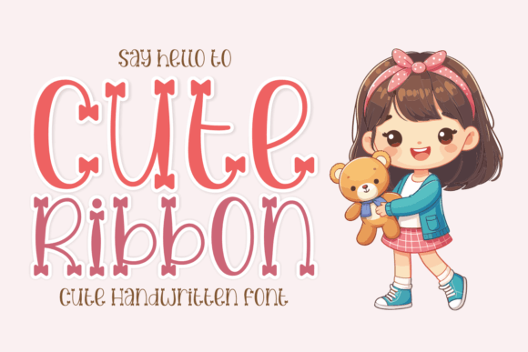 Cute Ribbon Font: A Playful Choice for Handcrafted Design