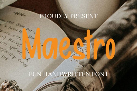 Maestro: A Handwritten Font That Elevates Your Design