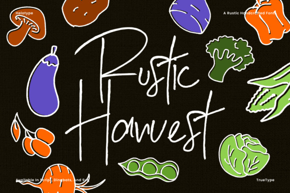 Rustic Harvest Font Family Bundle