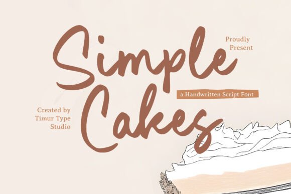 Simple Cakes: A Playful Font for Creative Expression