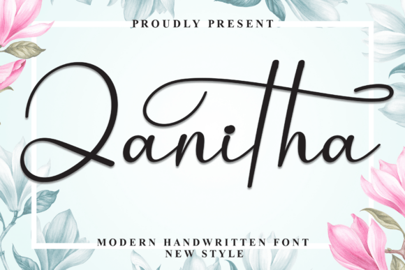 Zanitha Script Font: A Graceful Choice for Elegant Design